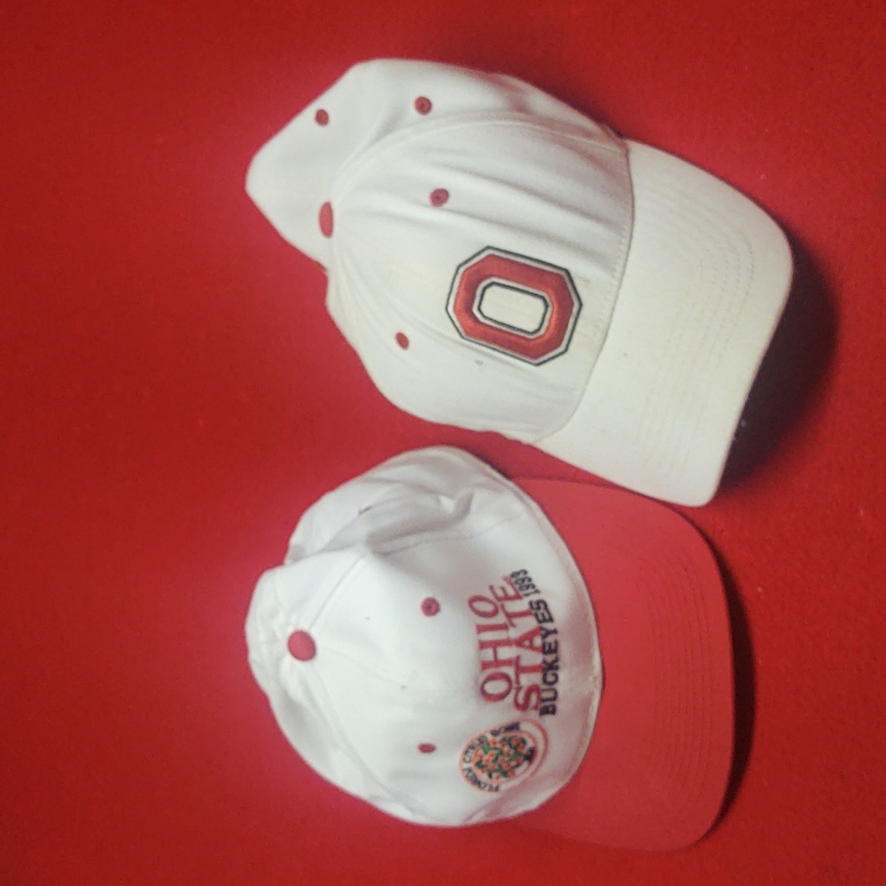 Lot of 2 Ohio State hats 1 snap back 1 osfa